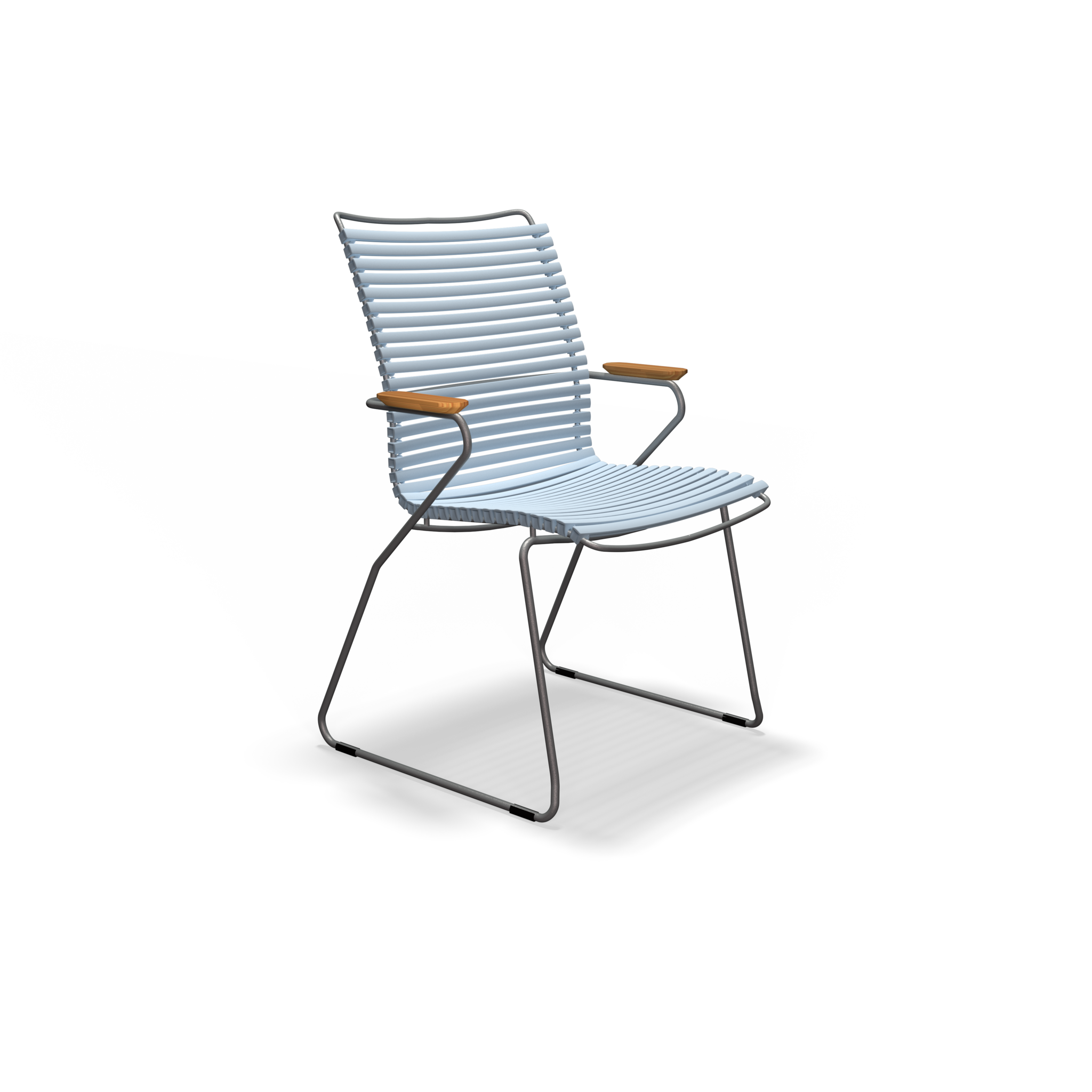 Houe CLICK Dining Chair Tall with Armrests in bamboo