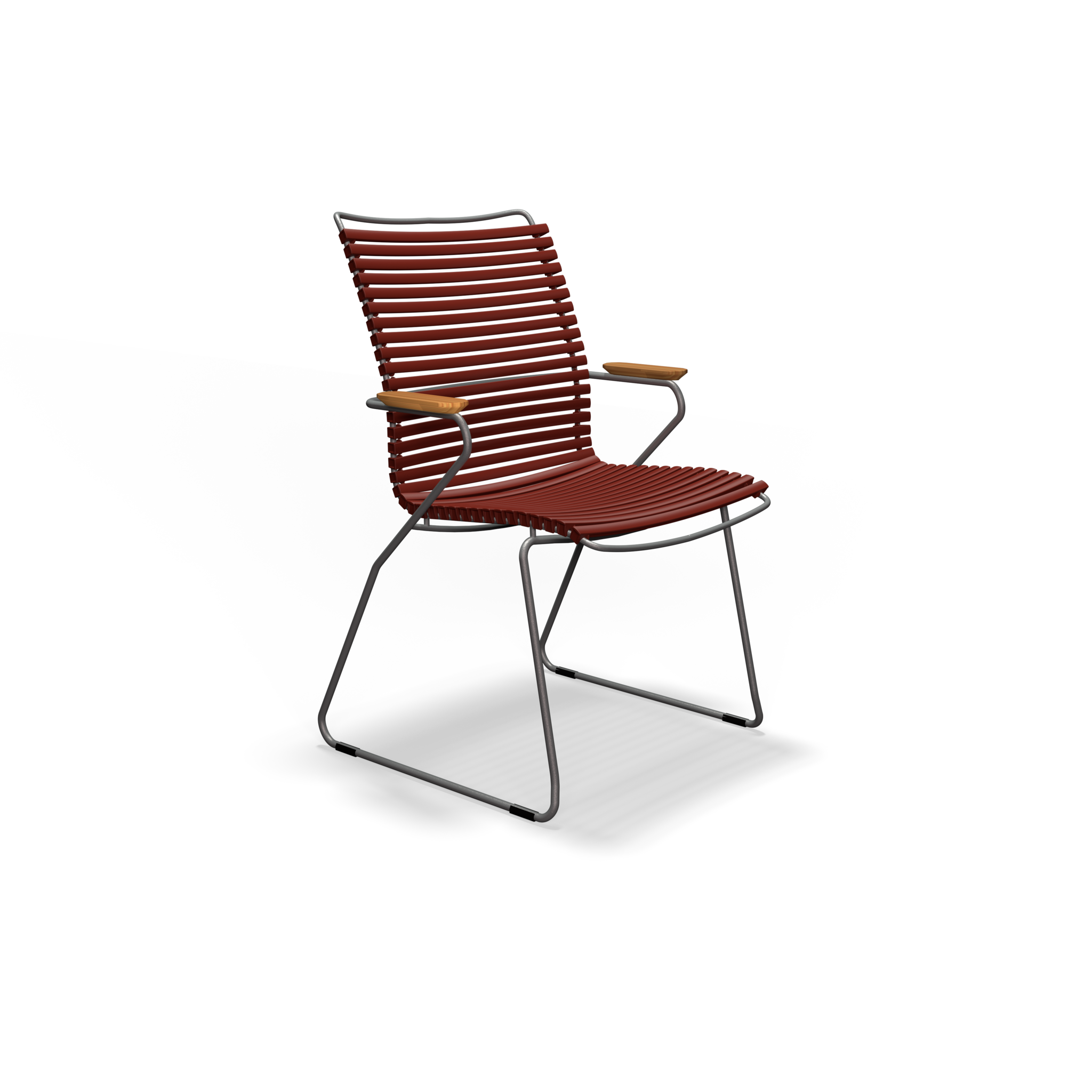Houe CLICK Dining Chair Tall with Armrests in bamboo