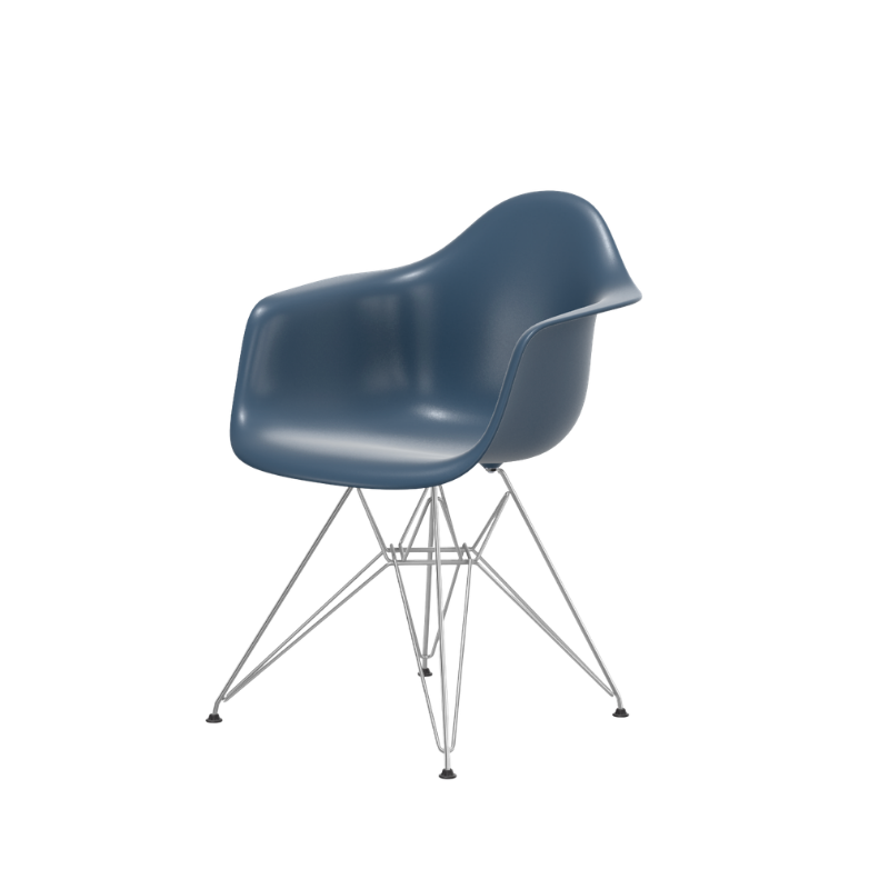 Vitra Eames Plastic Armchair RE DAR - Verchroomd Onderstel