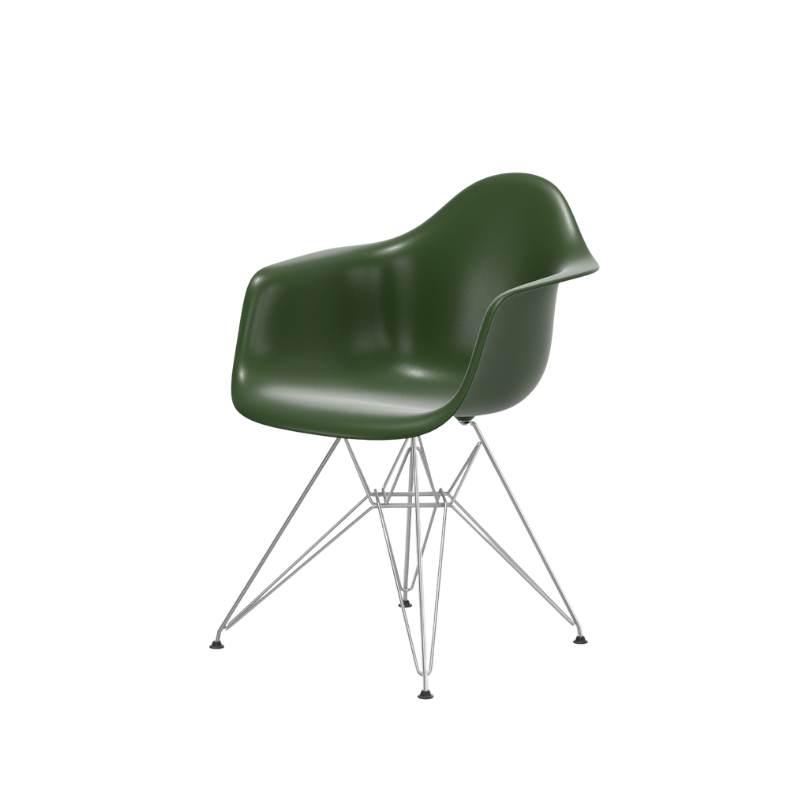 Vitra Eames Plastic Armchair RE DAR - Verchroomd Onderstel