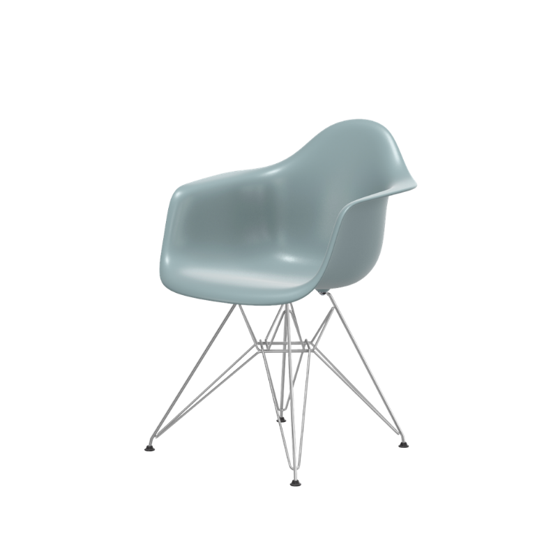 Vitra Eames Plastic Armchair RE DAR - Verchroomd Onderstel