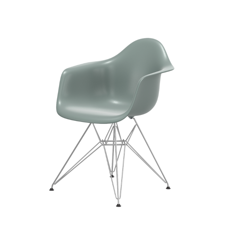 Vitra Eames Plastic Armchair RE DAR - Verchroomd Onderstel