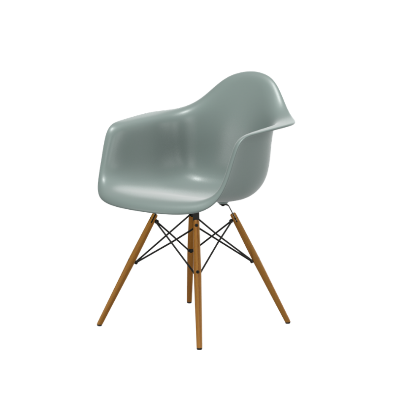 Vitra Eames Plastic Armchair RE DAW - Esdoorn Goud Onderstel