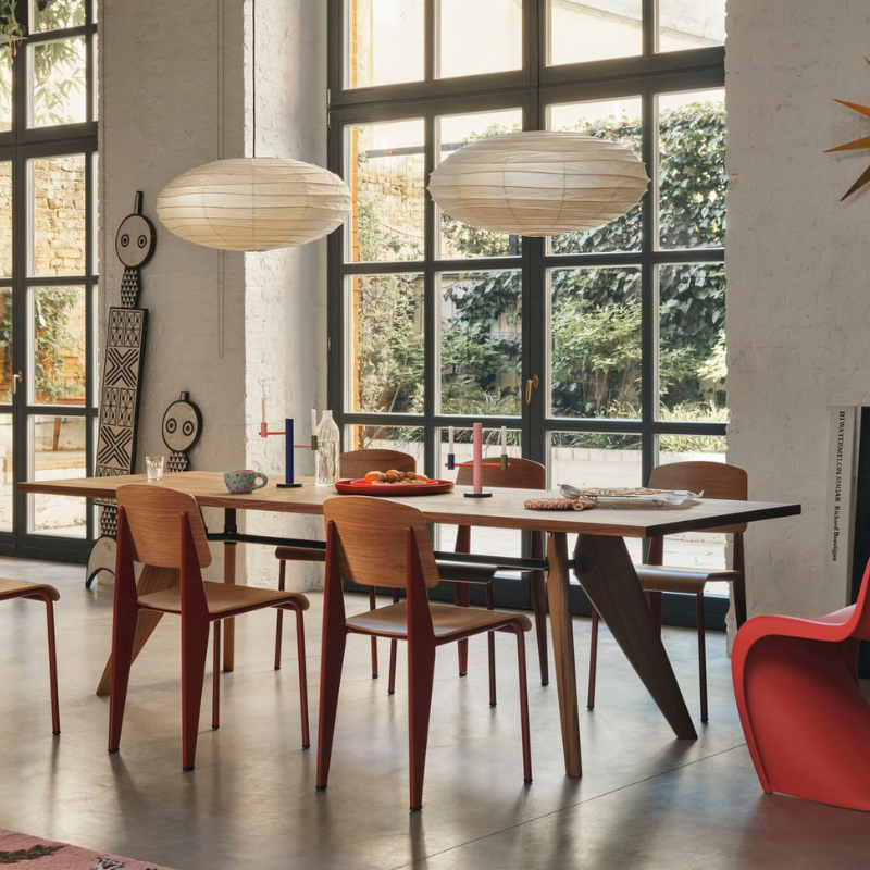 Vitra Table S.A.M. Bois 240 x 90 cm