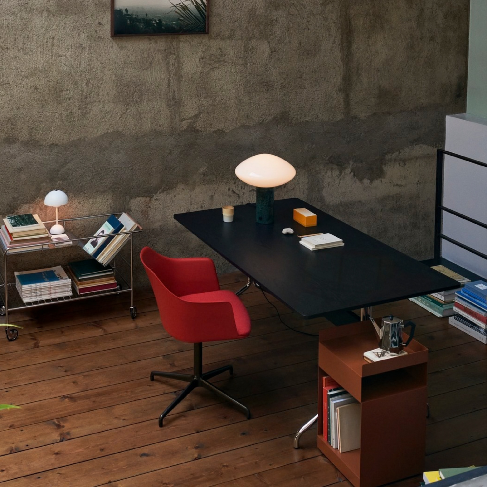 &Tradition Rely Chair HW39 - Polished Aluminium