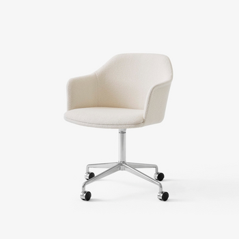 &Tradition Rely Chair HW51 - Polished Aluminium Base Karakorum 001