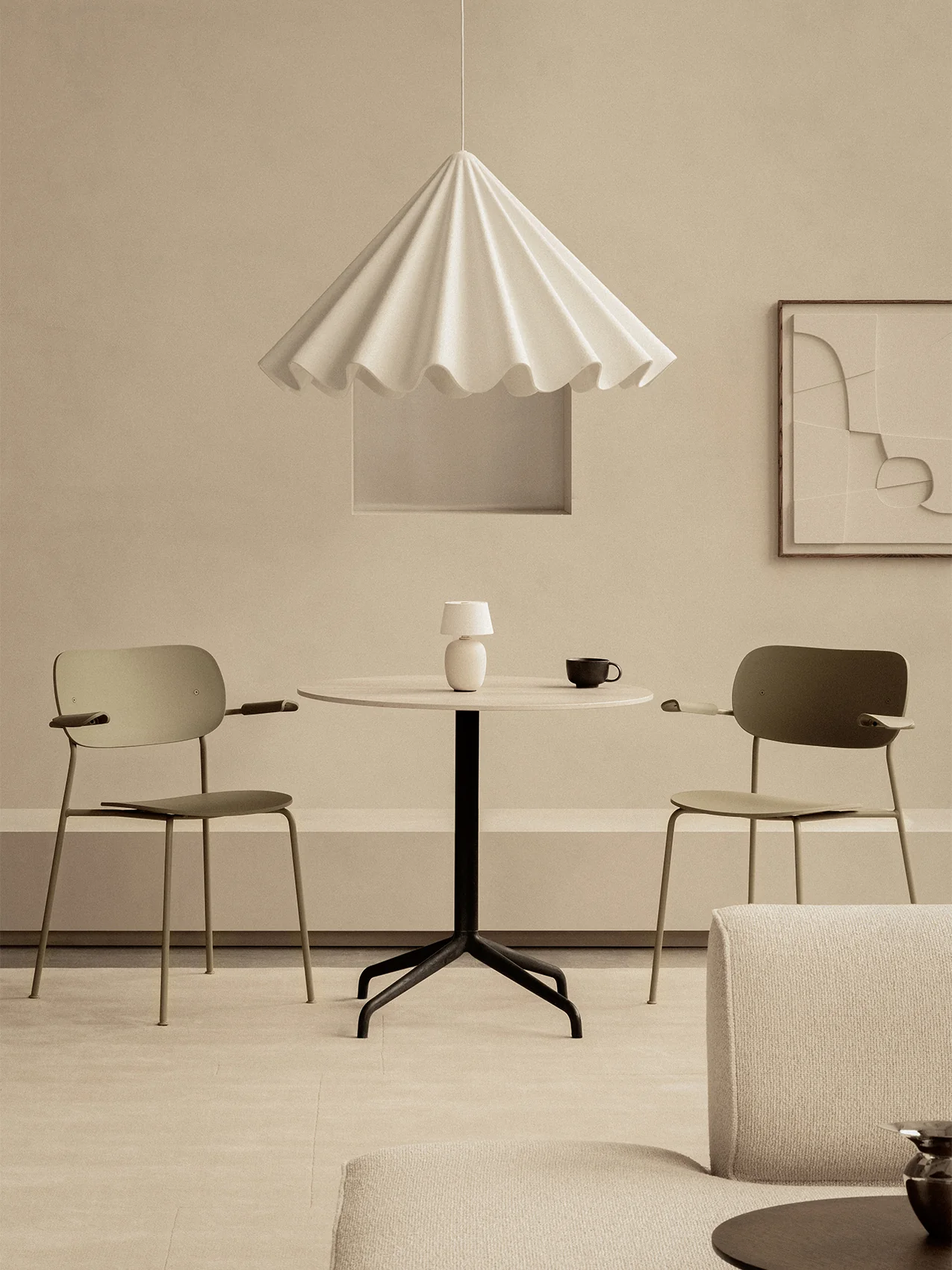 Audo Copenhagen Co Dining Chair with armrest