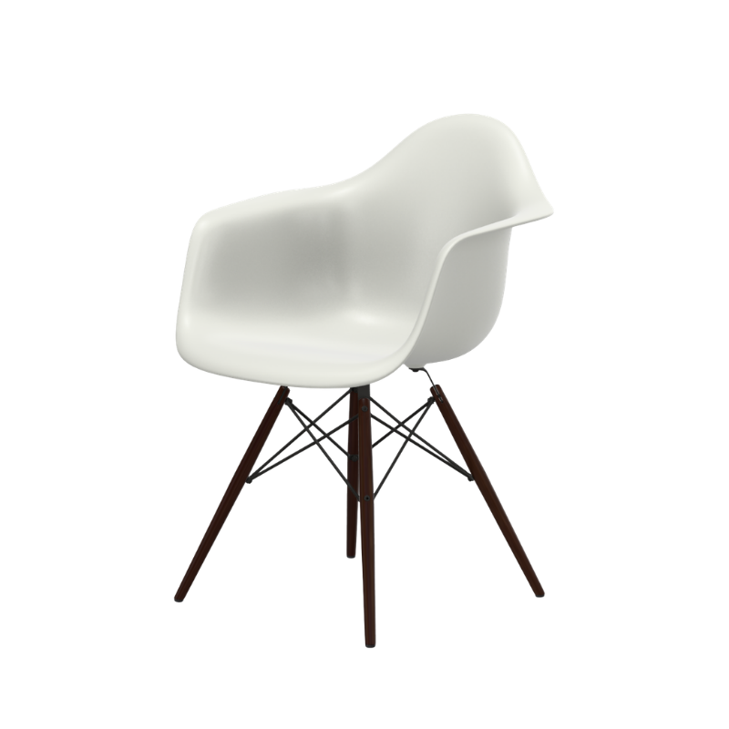 Vitra Eames Plastic Armchair RE DAW - Esdoorn Donker Onderstel