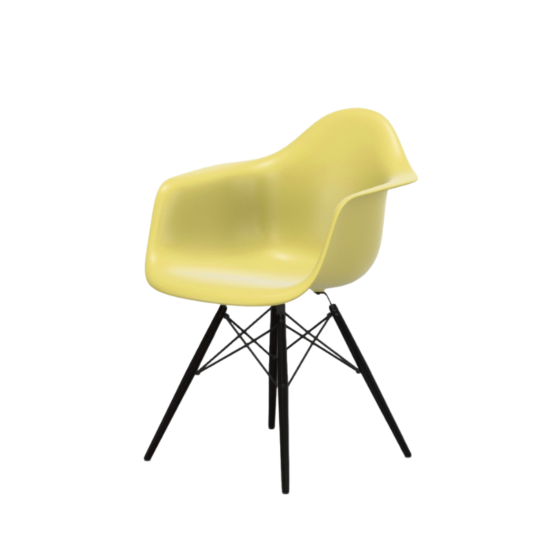 Vitra Eames Plastic Armchair RE DAW - Esdoorn Zwart Onderstel