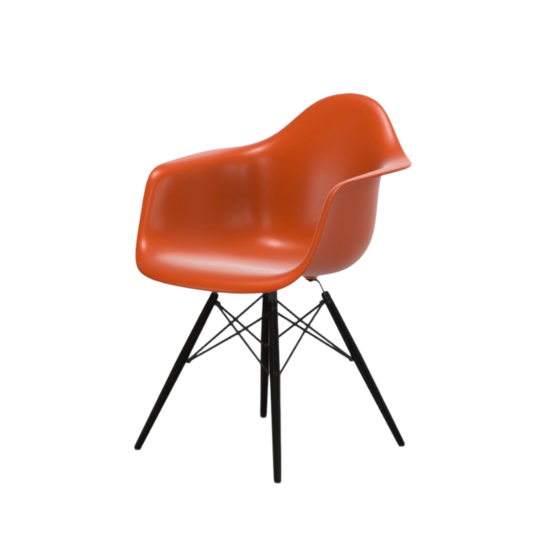Vitra Eames Plastic Armchair RE DAW - Esdoorn Zwart Onderstel