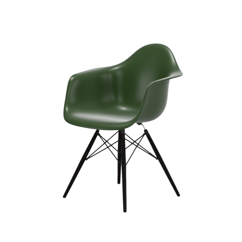 Vitra Eames Plastic Armchair RE DAW - Esdoorn Zwart Onderstel