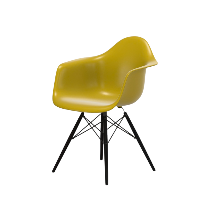 Vitra Eames Plastic Armchair RE DAW - Esdoorn Zwart Onderstel