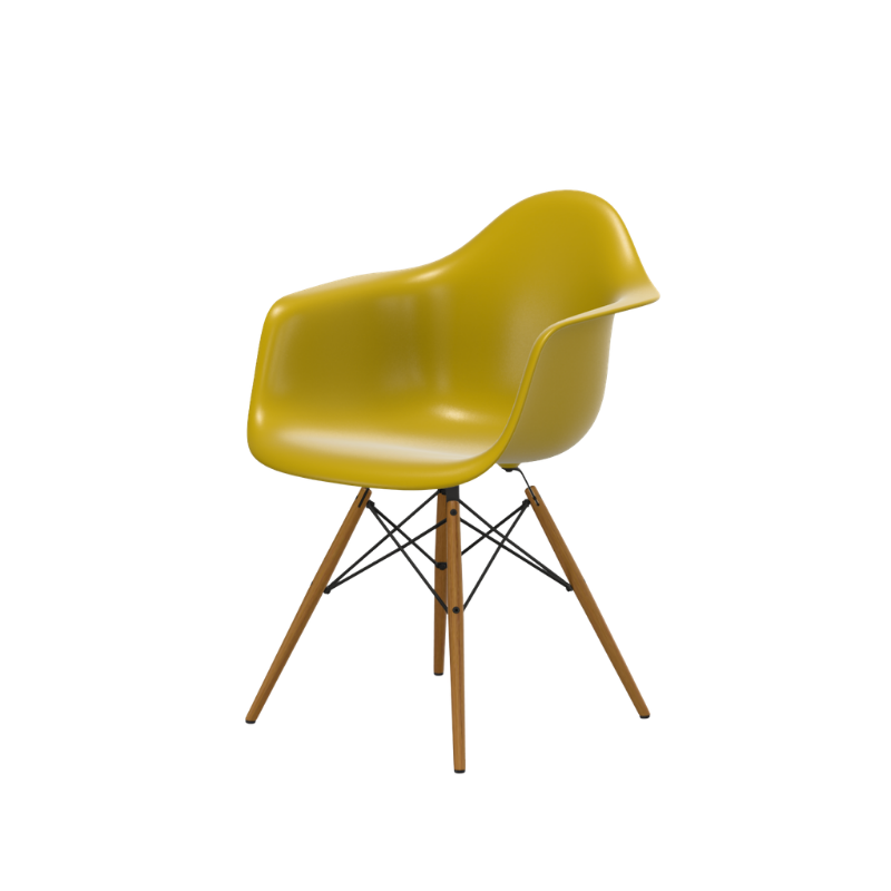 Vitra Eames Plastic Armchair RE DAW - Essen Onderstel