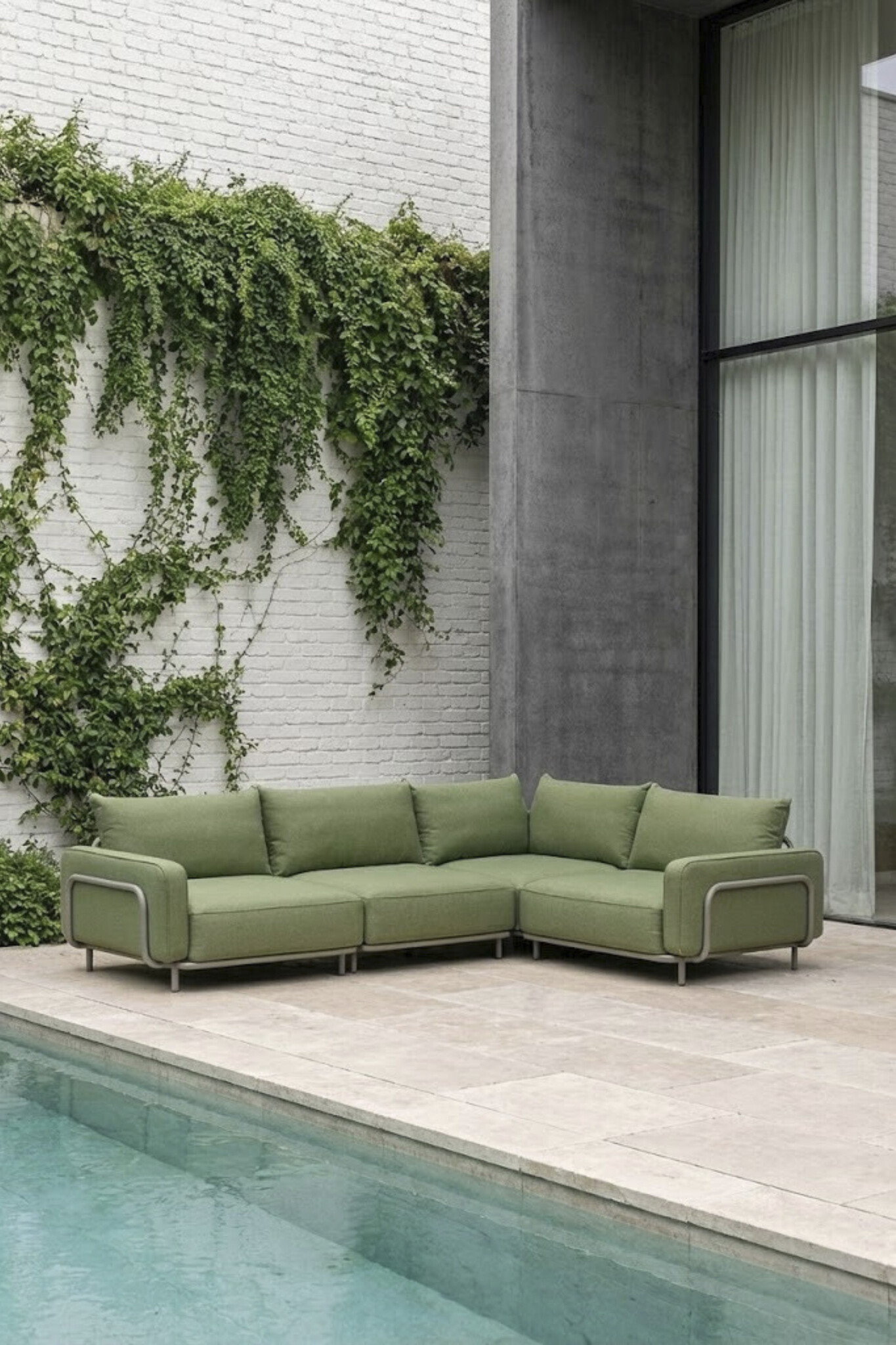 WÜNDER The Lounge - Configuratie Tillborg - RAL8017 (Chocolate Brown) - Heritage Papyrus