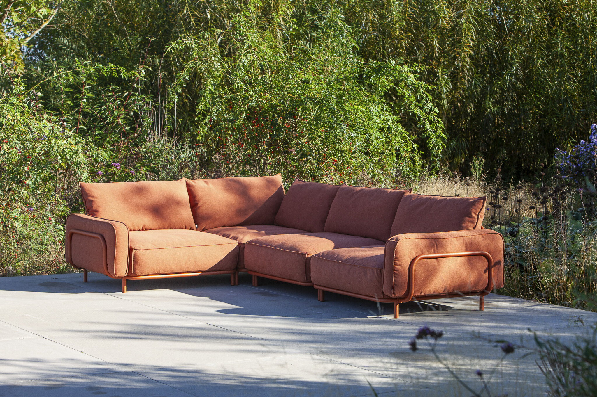WÜNDER The Lounge - Configuratie Tillborg - RAL8017 (Chocolate Brown) - Heritage Papyrus