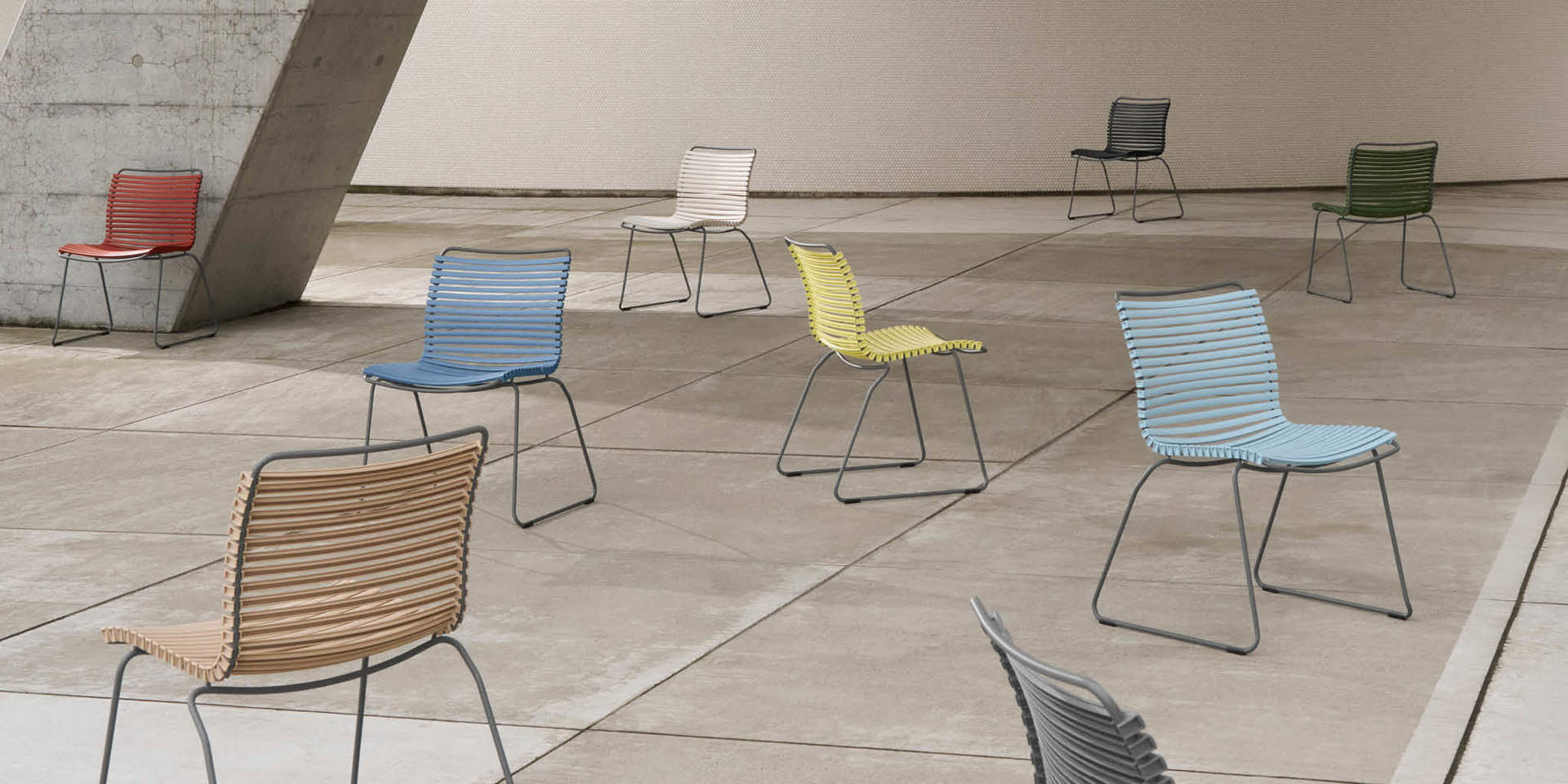 Houe Click Dining Chair without armrests