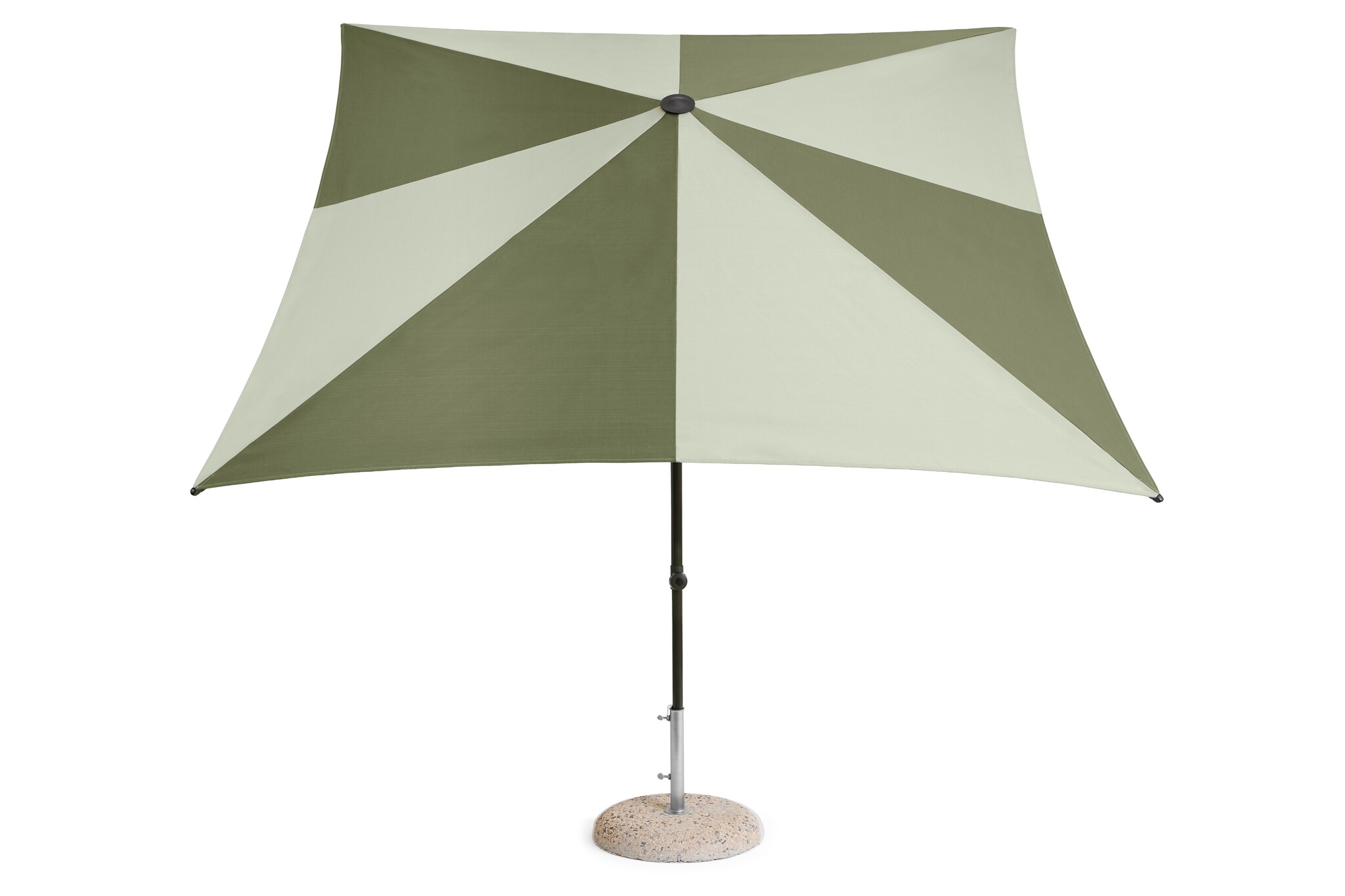 HAY Terrazza Parasol Square with base and cover