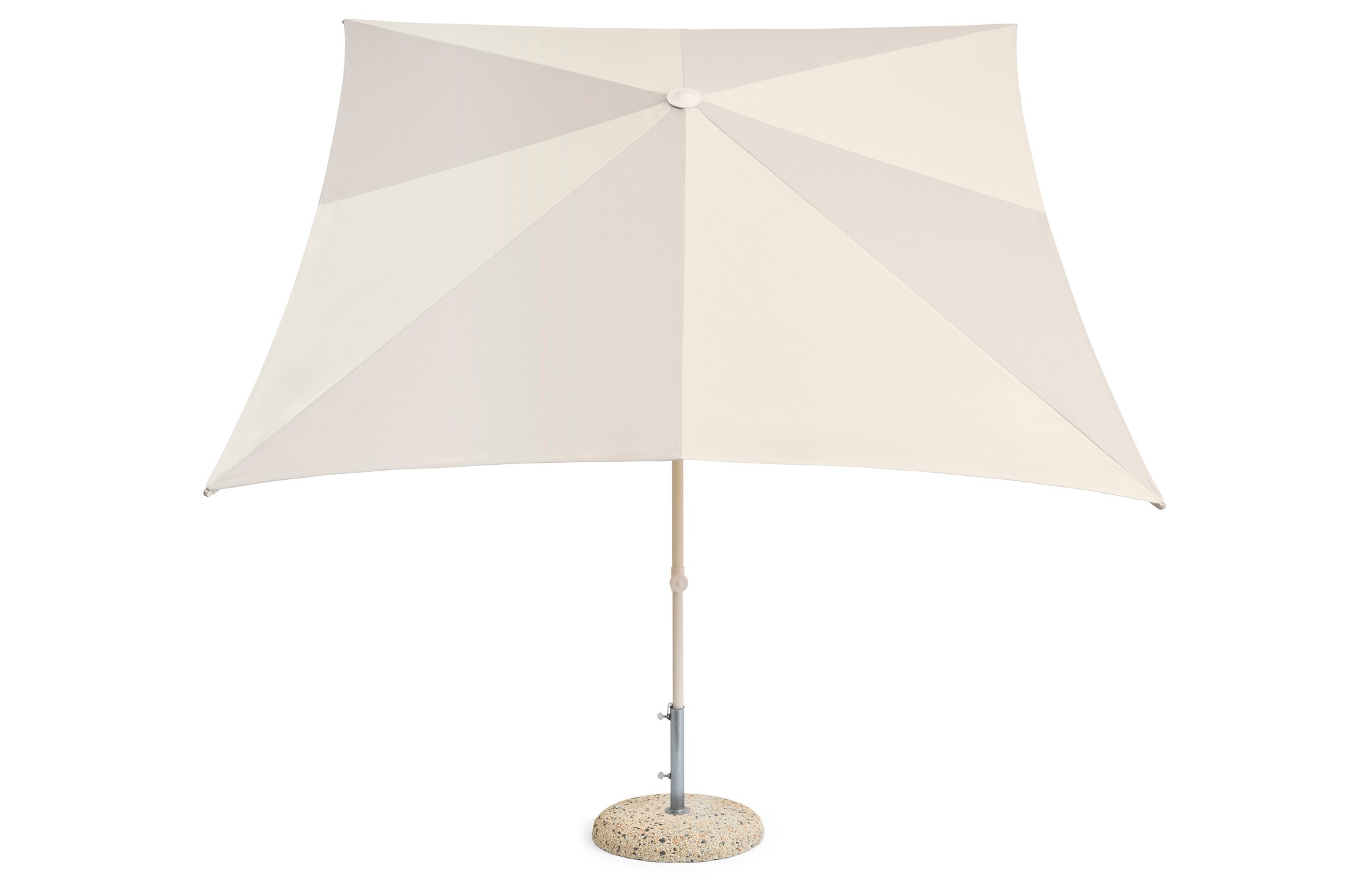 HAY Terrazza Parasol Square with base and cover