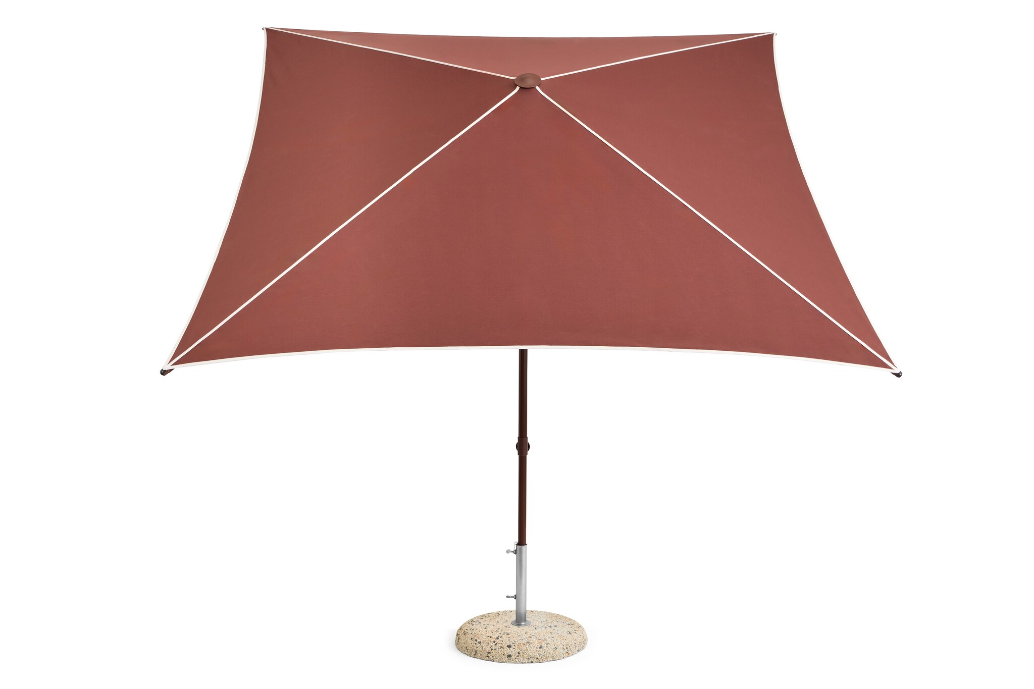 HAY Terrazza Parasol Square with base and cover