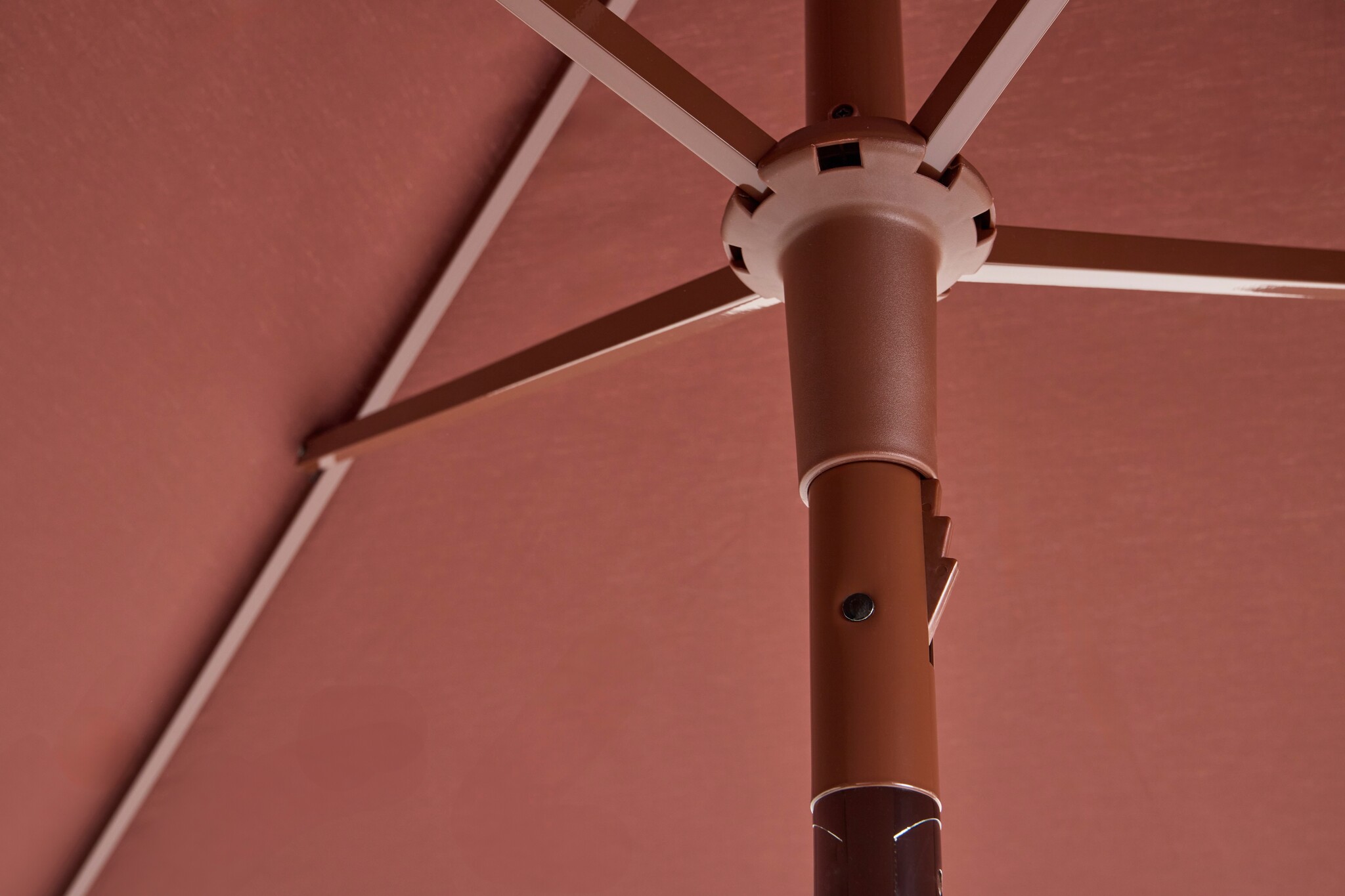 HAY Terrazza Parasol Square with base and cover