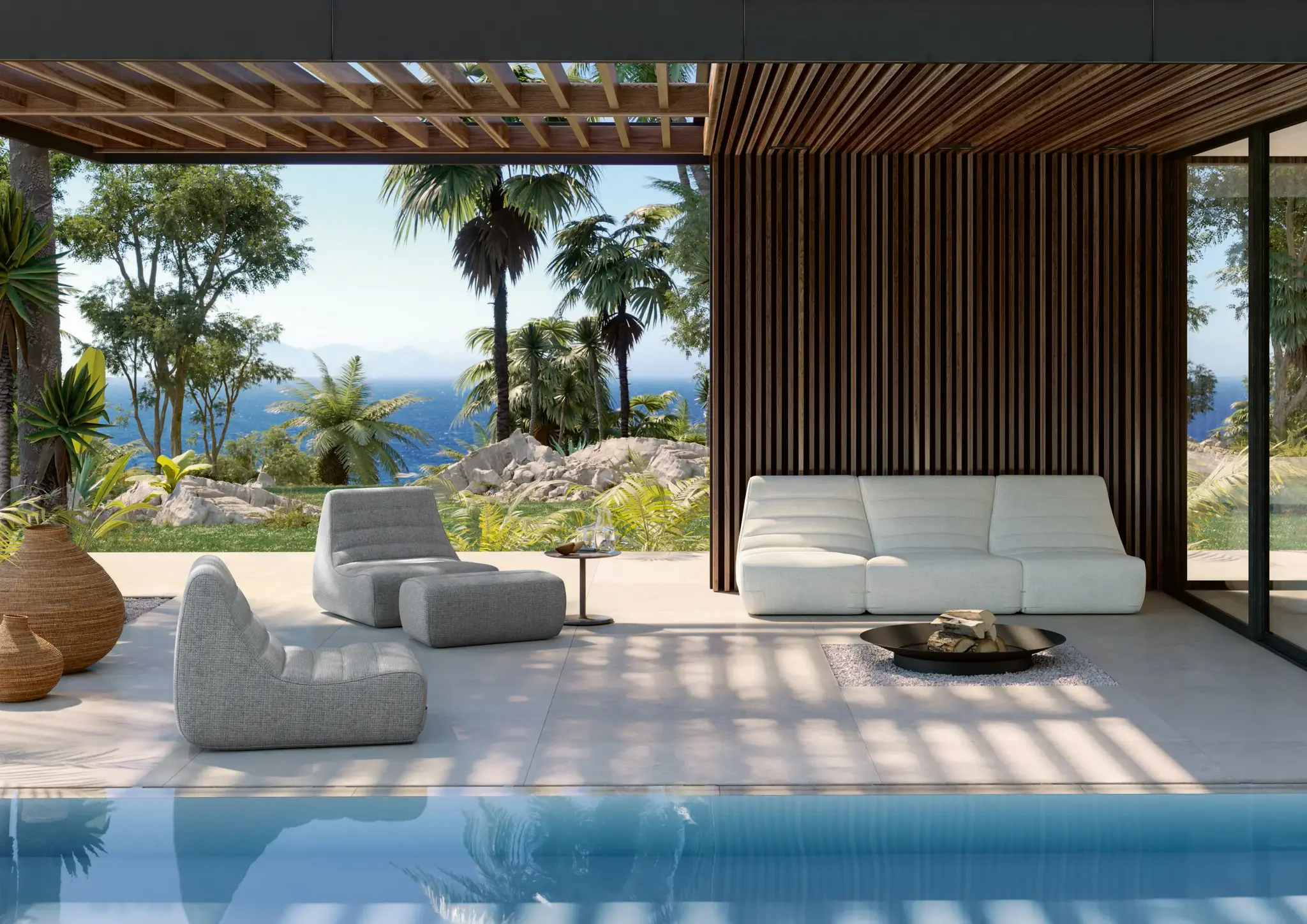 Ligne Roset Saparella Settee - Roma/Sauge