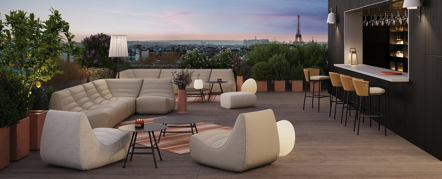 Ligne Roset Saparella Settee - Roma/Sauge