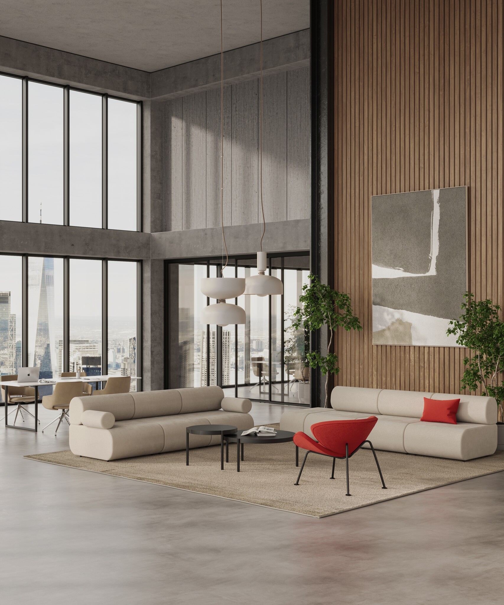 Artifort Orange Slice F 437 - Tonus 474 - Chroom onderstel