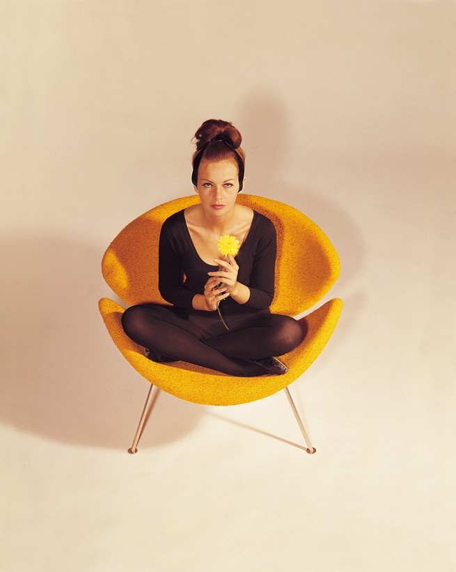 Artifort Orange Slice F 437 - Tonus 474 - Chroom onderstel