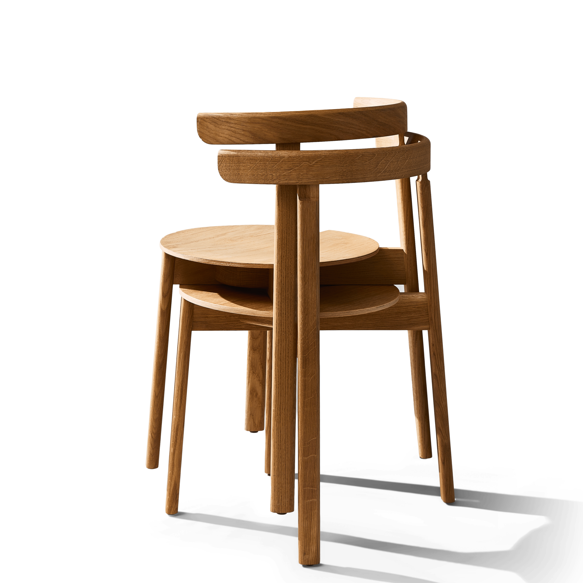 Lunar Chair  Oak - Set of 2 - SCHOWROOM MODEL