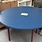 HAY Two-Colour Ø120 Blue Valchromat/Maroon Red Frame - SHOWROOM MODEL