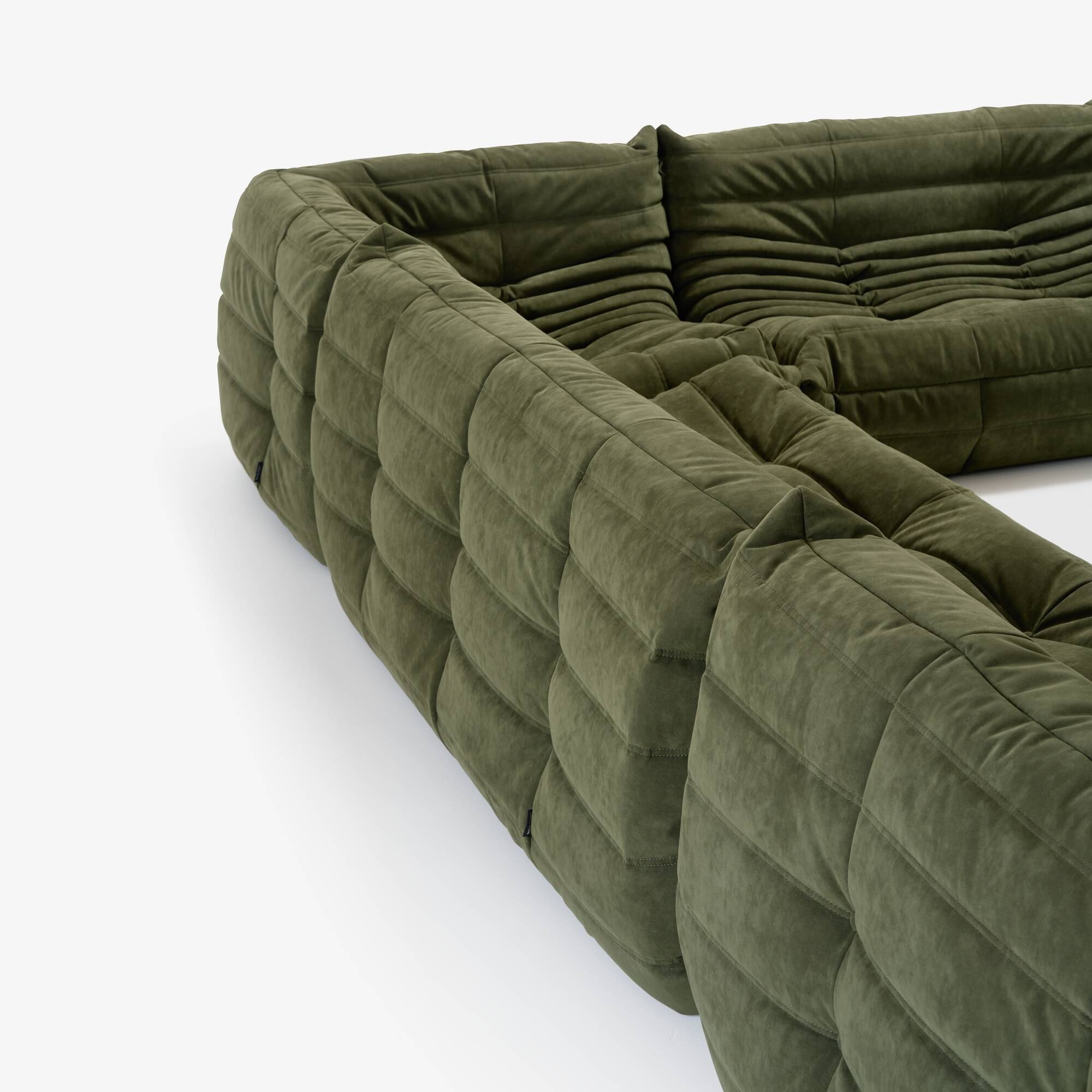 Ligne Roset Composition C Togo - Alcantara Kiwi