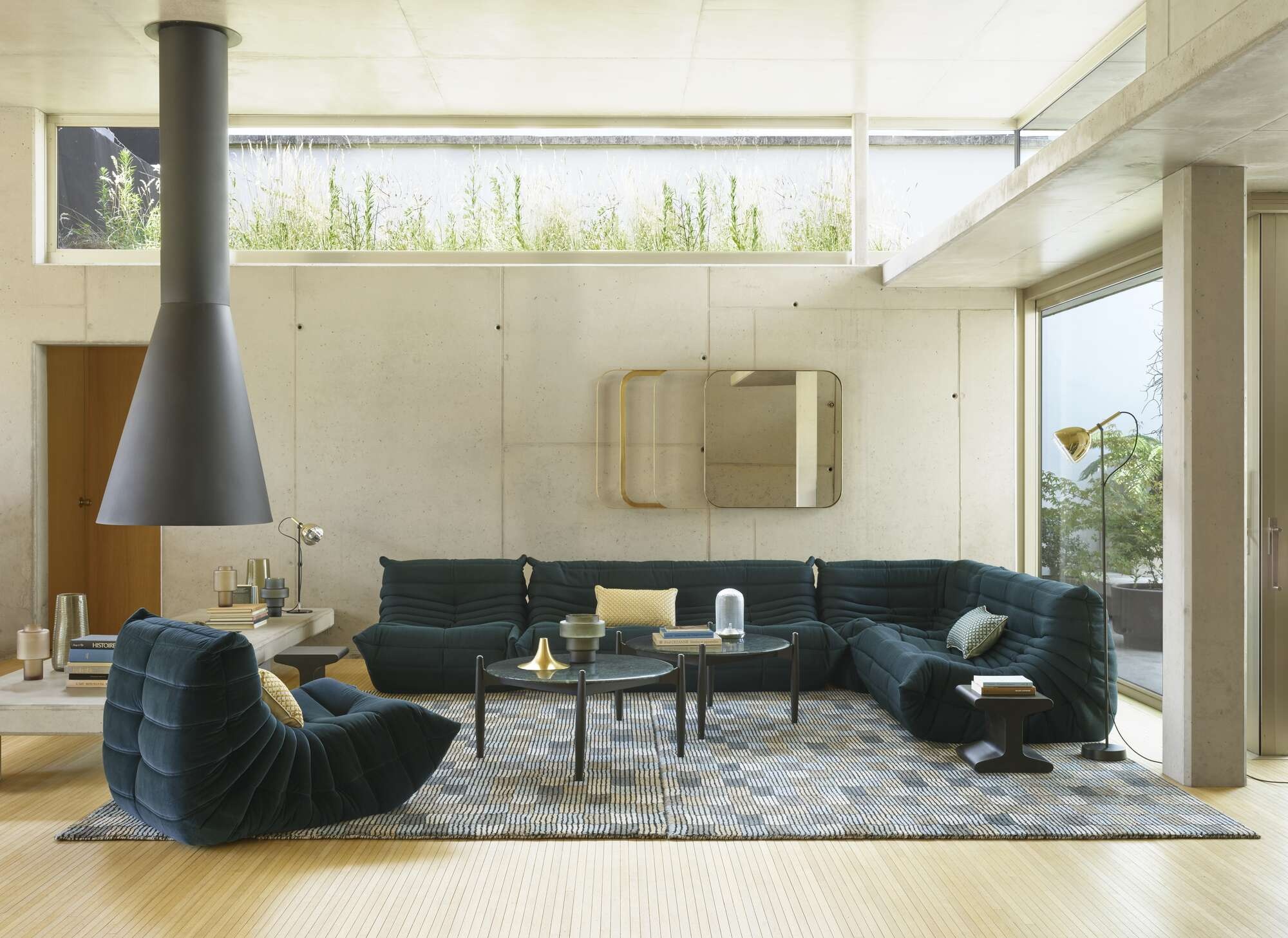 Ligne Roset Composition D Togo - Alcantara Kiwi