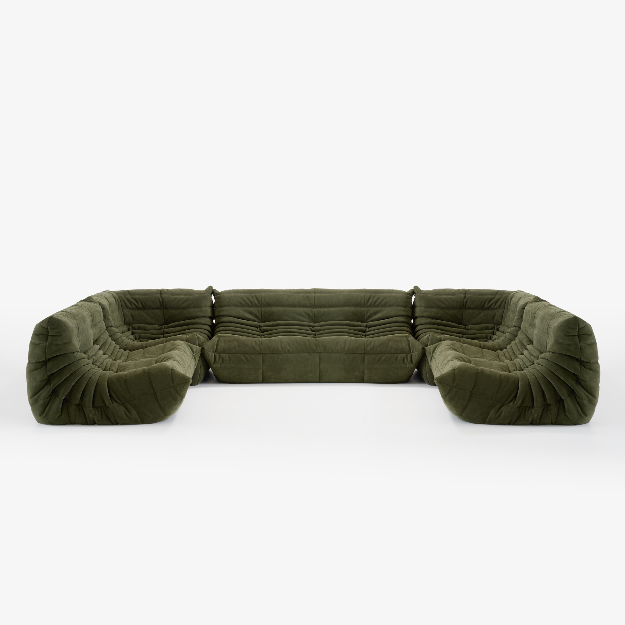 Ligne Roset Composition B Togo - Alcantara Kiwi