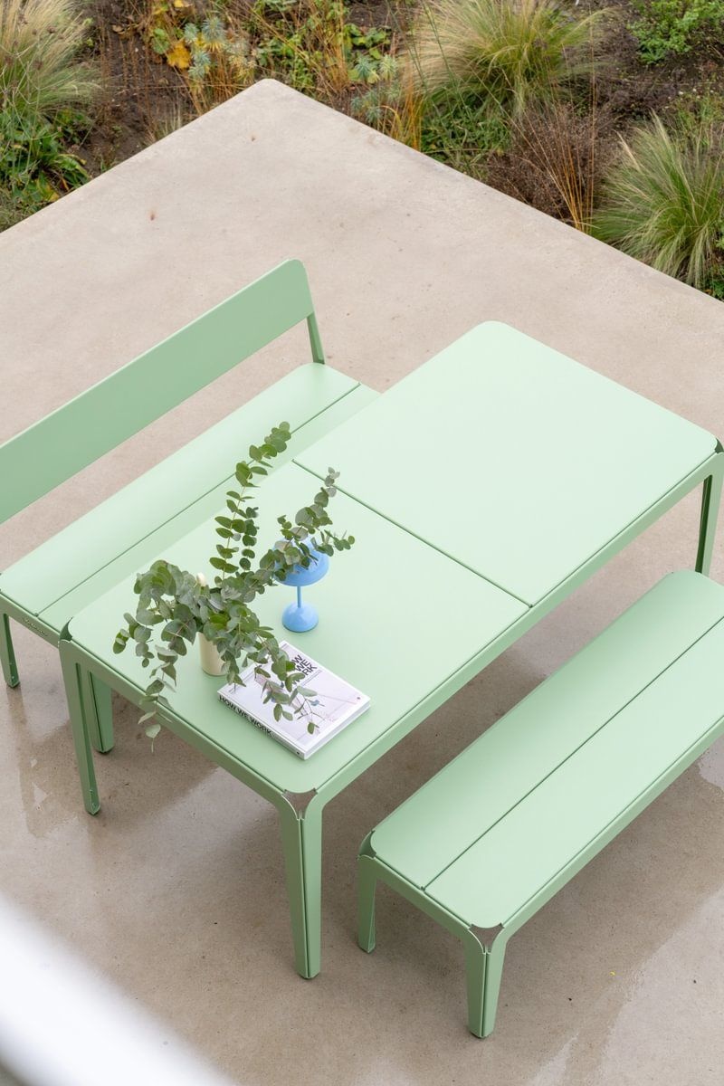 Weltevree Bended table 180 - including benches - SET
