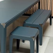 Weltevree Bended Table 270 - including 2 Benches and 2 Stools - SET