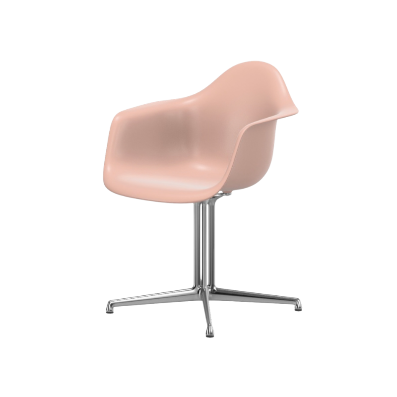 Vitra Eames Plastic Armchair RE DAL - Gepolijst Onderstel