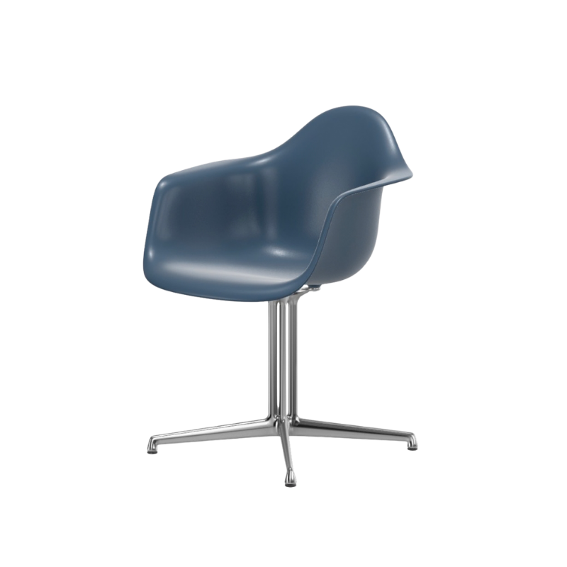 Vitra Eames Plastic Armchair RE DAL - Gepolijst Onderstel