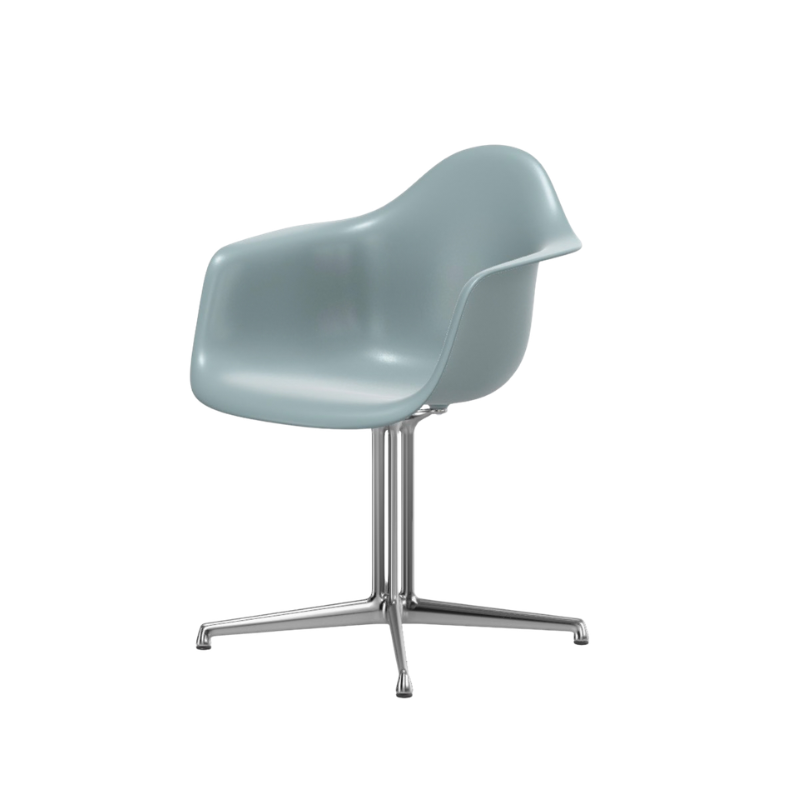 Vitra Eames Plastic Armchair RE DAL - Gepolijst Onderstel