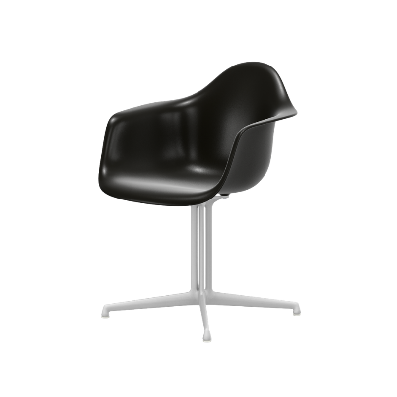 Vitra Eames Plastic Armchair RE DAL - Wit Poedercoating (Glad) Onderstel