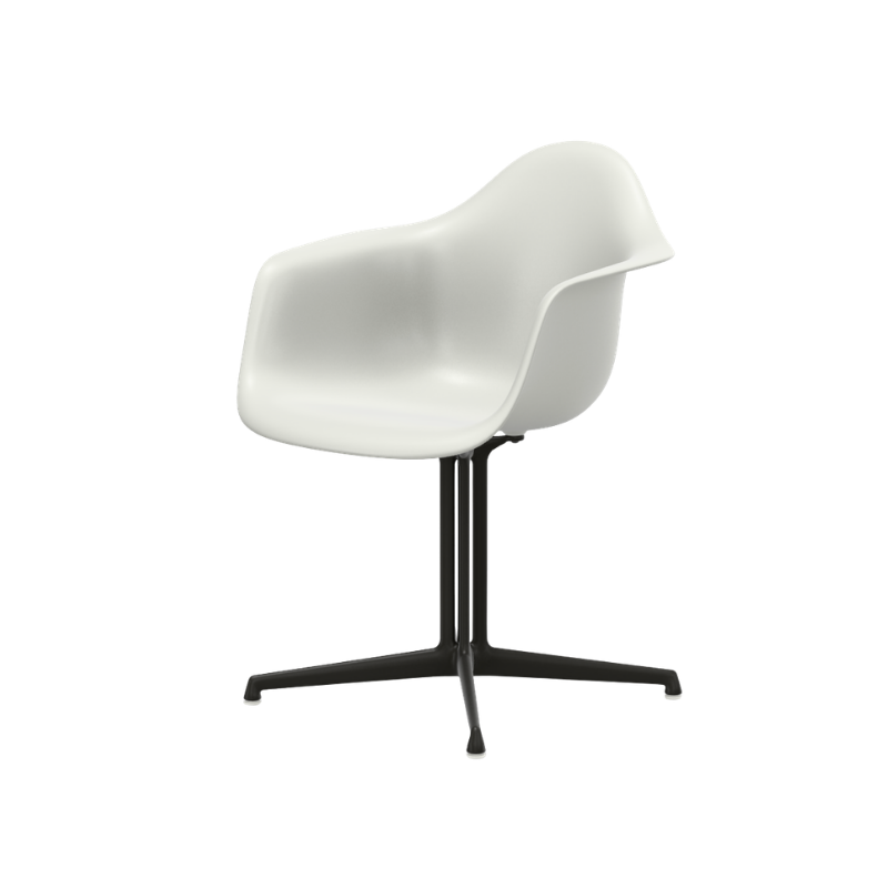 Vitra Eames Plastic Armchair RE DAL - Basic Dark Poedercoating (Glad) Onderstel