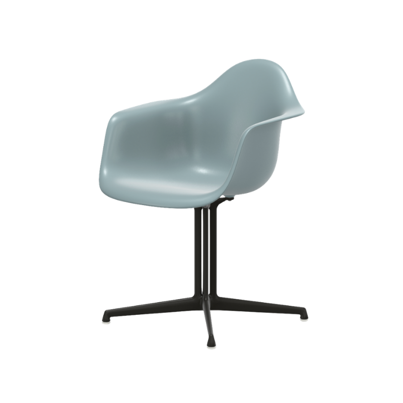 Vitra Eames Plastic Armchair RE DAL - Basic Dark Poedercoating (Glad) Onderstel