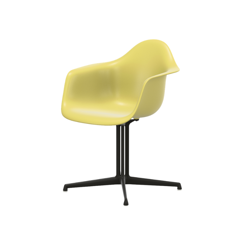 Vitra Eames Plastic Armchair RE DAL - Basic Dark Poedercoating (Glad) Onderstel