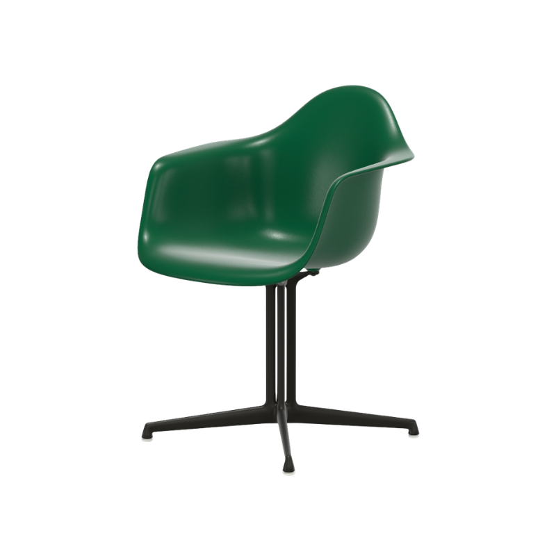 Vitra Eames Plastic Armchair RE DAL - Basic Dark Poedercoating (Glad) Onderstel