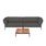 HOUE Level Configuratie: Corner Left + Corner Right + Coffee Table Thermo Ash - Dark Grey Base