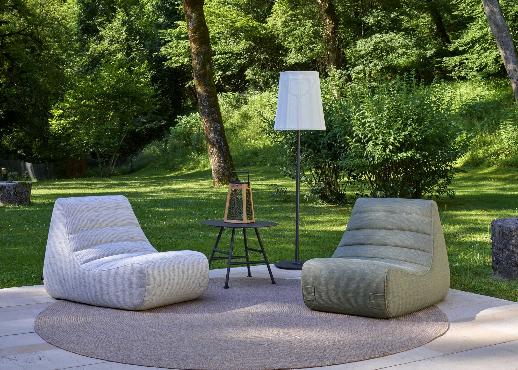 Ligne Roset Saparella Outdoor Fireside chair - Roma Citrus