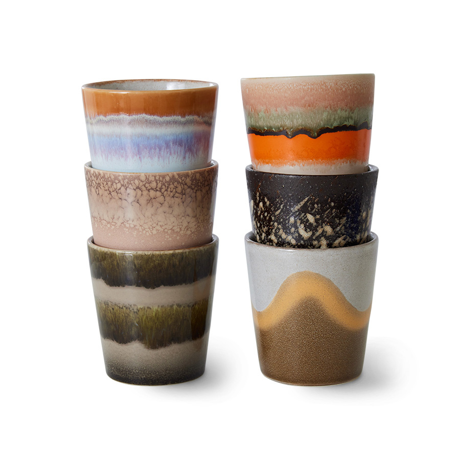 hkliving 70s Ceramics: Coffee Mugs Elements
