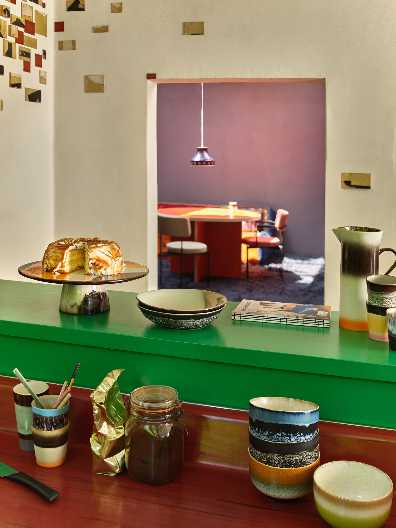 hkliving 70s Ceramics: Noodle Bowl Groovy