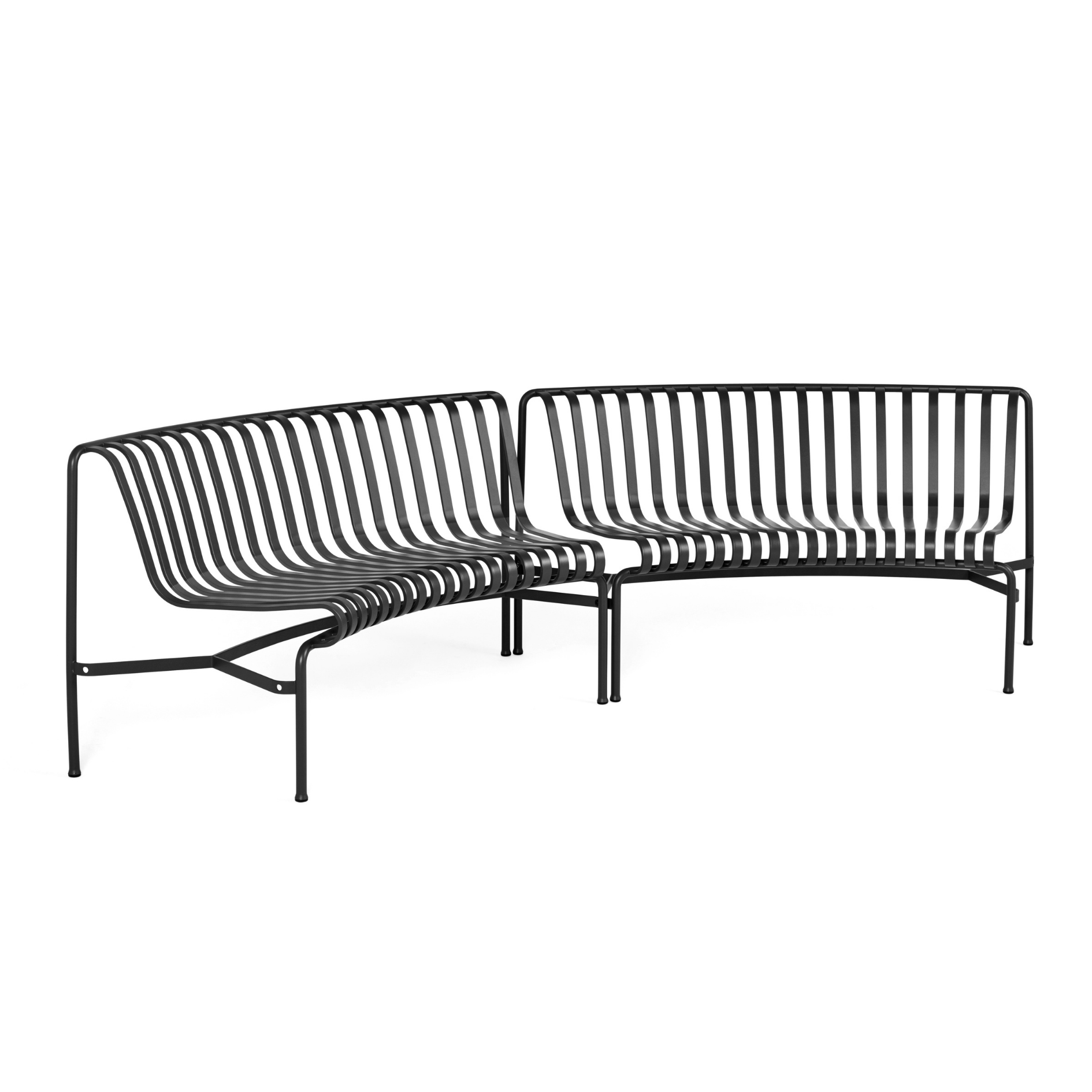 HAY Palissade Park Dining Bench IN/IN - Set of 2