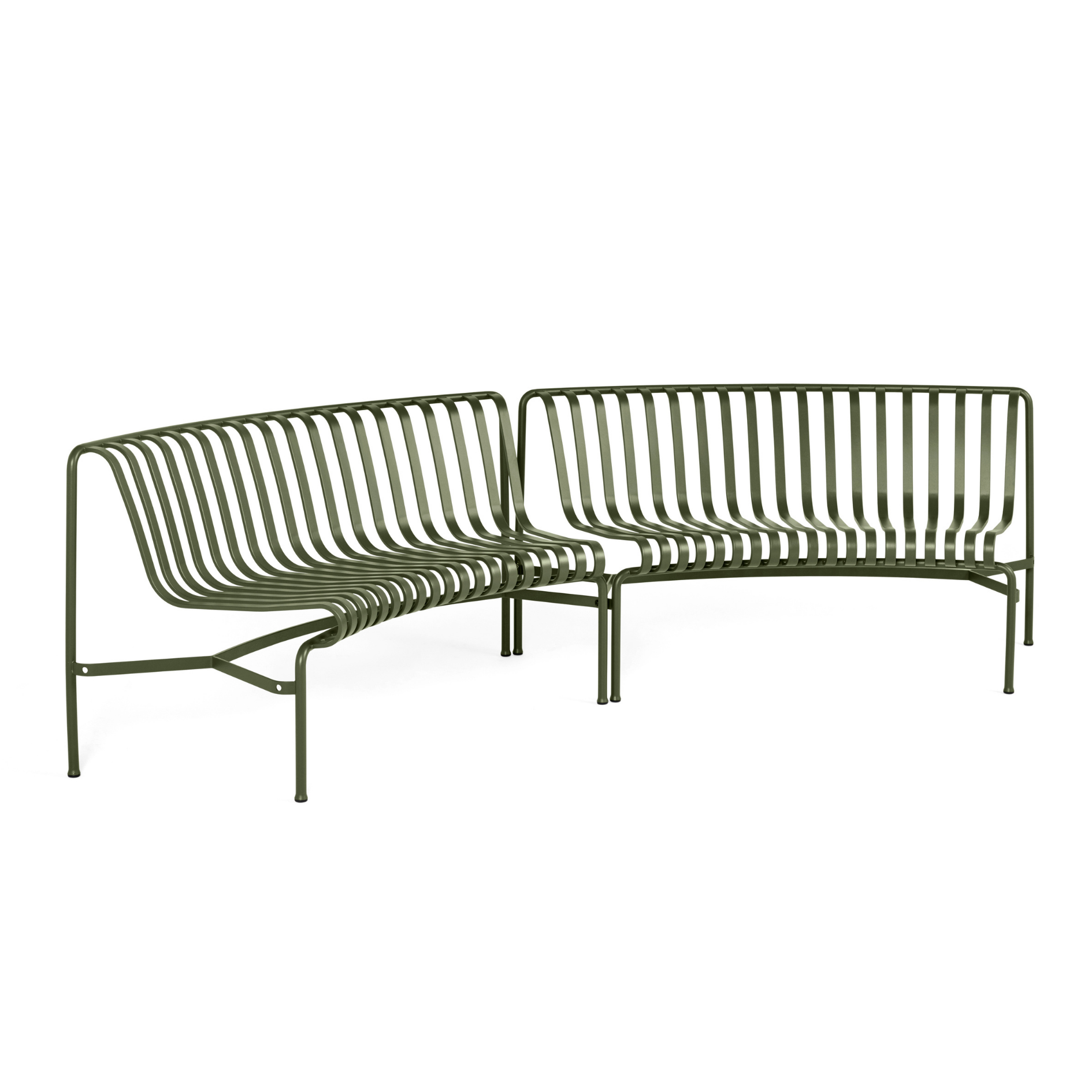 HAY Palissade Park Dining Bench IN/IN - Set of 2
