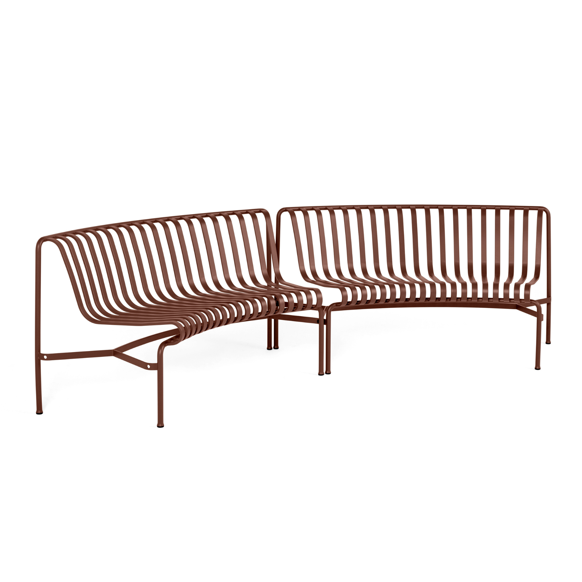 HAY Palissade Park Dining Bench IN/IN - Set of 2